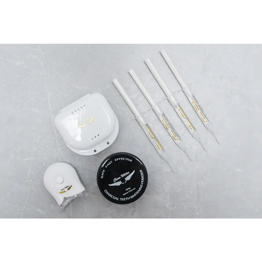 Clean Whites - Bundle Kit (Teeth Whitening + Charcoal Kit)